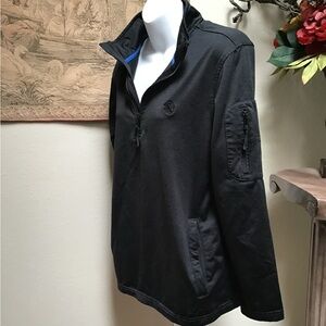 ATHLETIC Top BY RUGBY extreme stretch, size small, pull-over, zipper